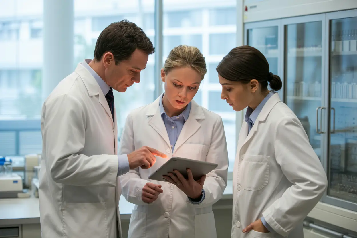 Home a photograph of three medical profession lzsjmp0vtuwu1eqzgms4ua pmgc2jomrqidu0wv9ssqeg